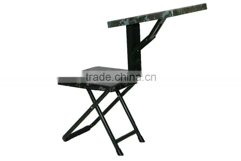 Hot sale military chair / training chair /Study chair with writing table