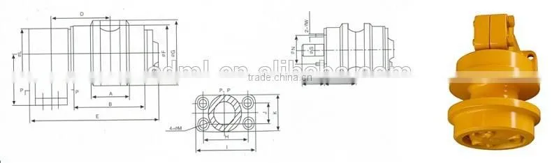Undercarriage Spare Parts for Excavators
