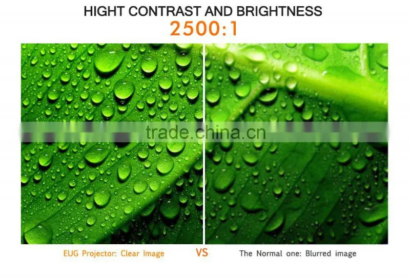 LED Projector With 2600 Lumens, android projector WiFi Wireless Network