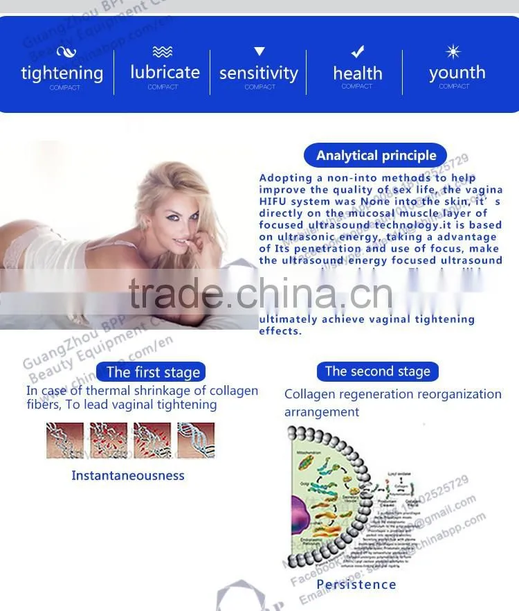 BPP wholesale hifu vaginal tightening machine