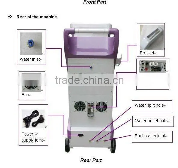 Vertical Elight hair removal/wrinkle removal machine