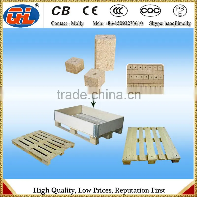 automatic one head double head type wood sawdust block press machine