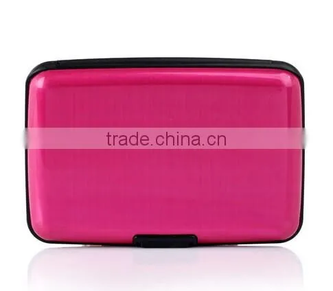 Custom color aluminium credit card wallet