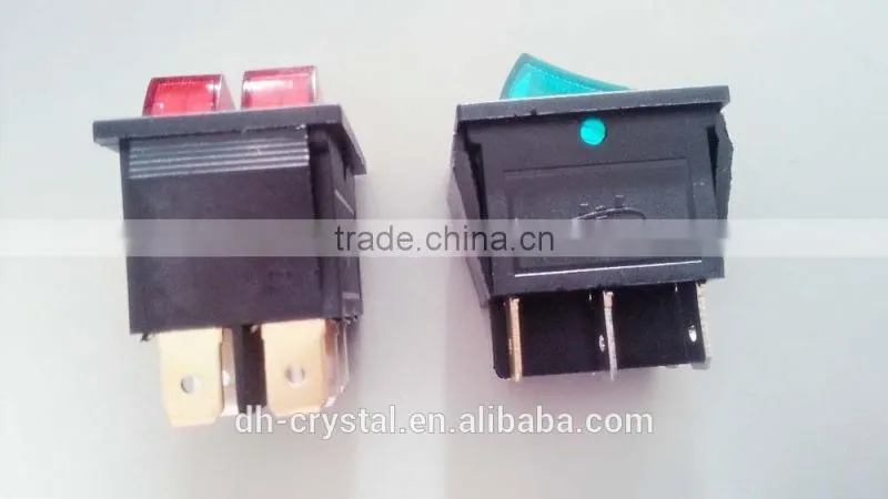 double press botton thermostat switch 16A 250v Oven Dump Switch with CE red and white