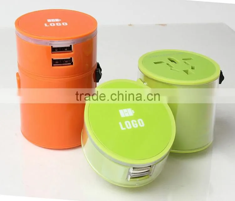 Dual USB Ports Travel Adapter With LED Indicator Light
