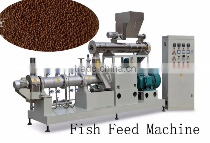 Different shape floating fish food machine