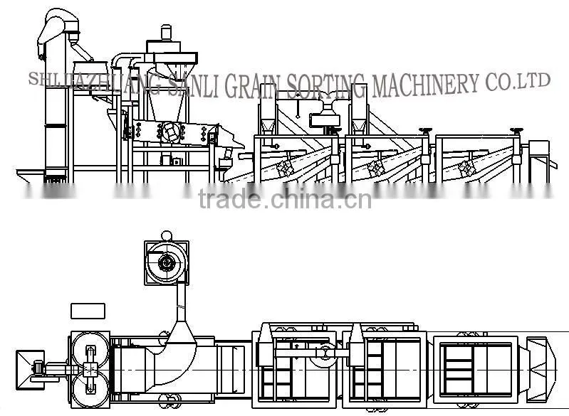 KT-1.2 Sunflower seed huller machine line(ISO9001)