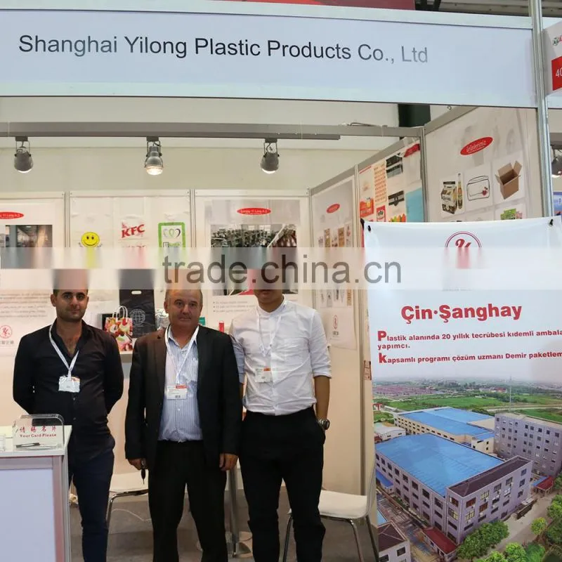 Round disposable fast food plastic packaging containers
