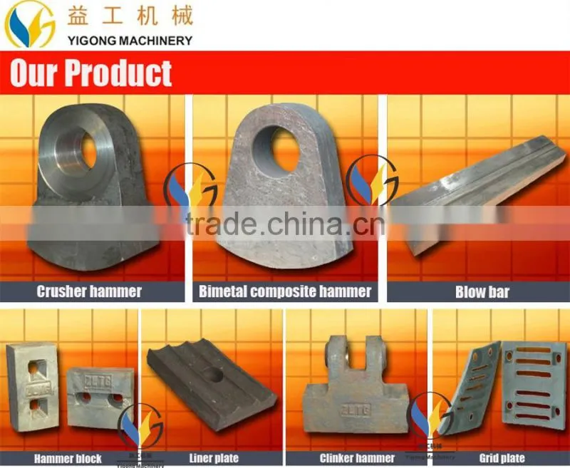 Crusher spare parts Jaw Plates whatsapp008615290435825
