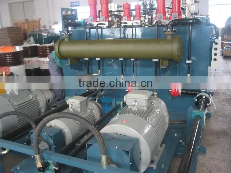 Vulcanizing machine hydraulic system