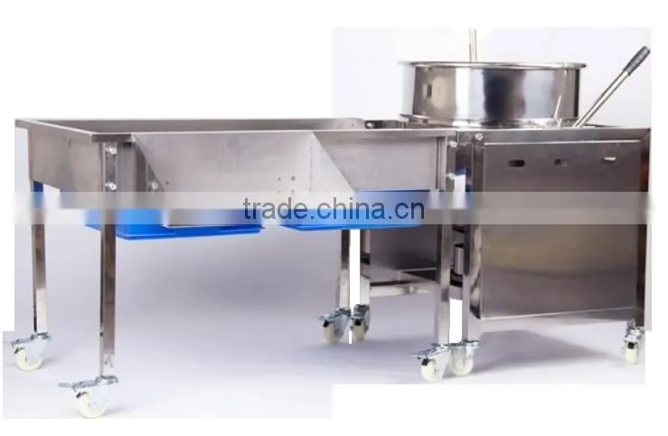 professional stainless steel industrial hot air gas football popcorn making machine maker