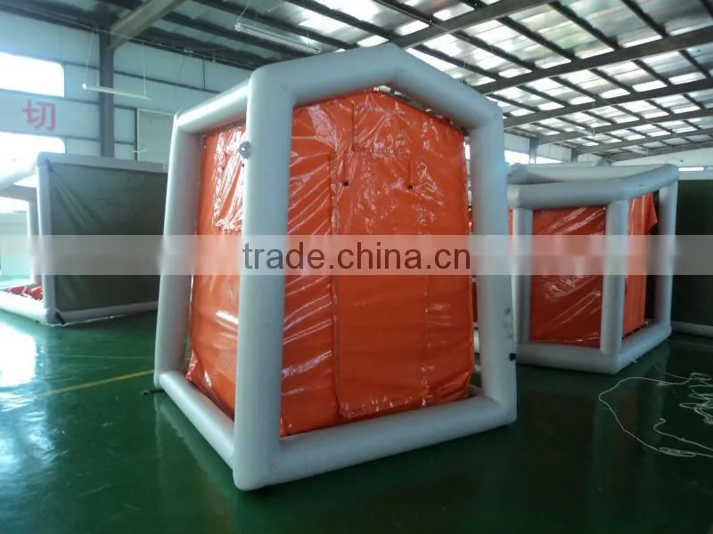 2015 hot Korea pvc CE decontamination inflatable tent for sale