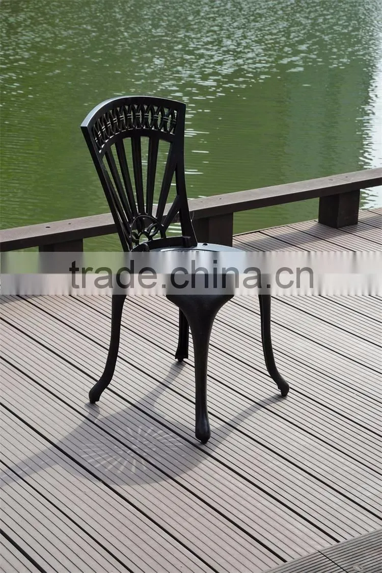 Bistro set aluminum coffee table set