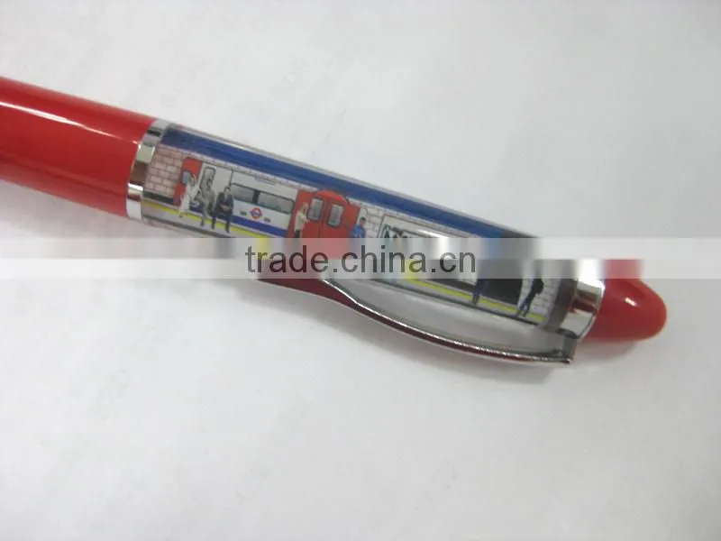 Metal aluminum floating liquid pen