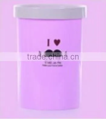 Store More Modern Design Pink Plastic Garbage Bin