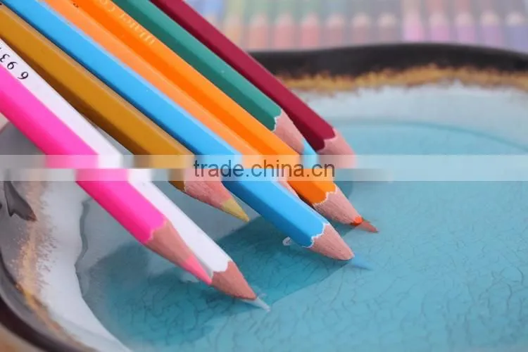 Factory Wholesale High Quality 36 Metal Box Drawing Wood Water Color Pencil Set for Secret Garden