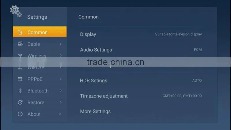 2016 Latest Android 6.0 Amlogic S905X Freesat 2GB+8GB Powerful Android TV Box Internet OTT TV Box For Wholesale