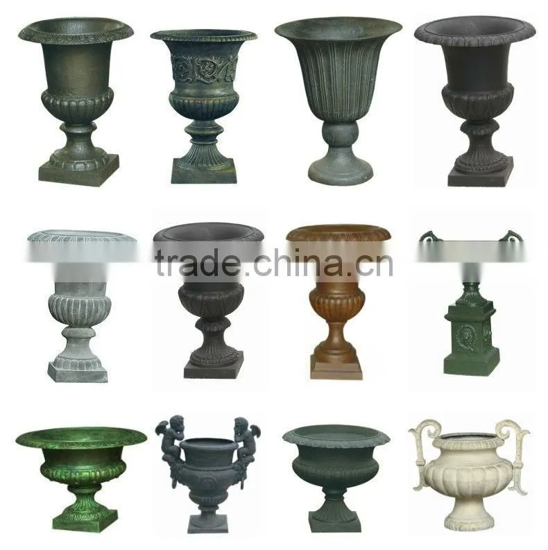 Barcelona style flower pot / ductile iron street furniture flower pot / flower pot factory