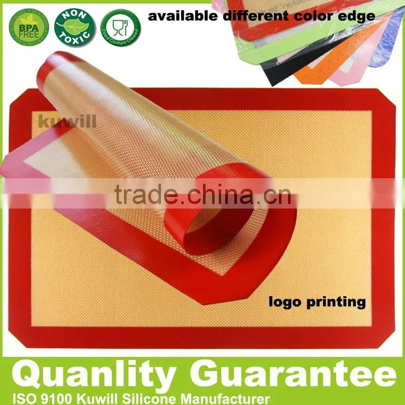 Wholesale non-stick baking mat silicon baking sheet custom fiberglass mat Silicone Baking Mat