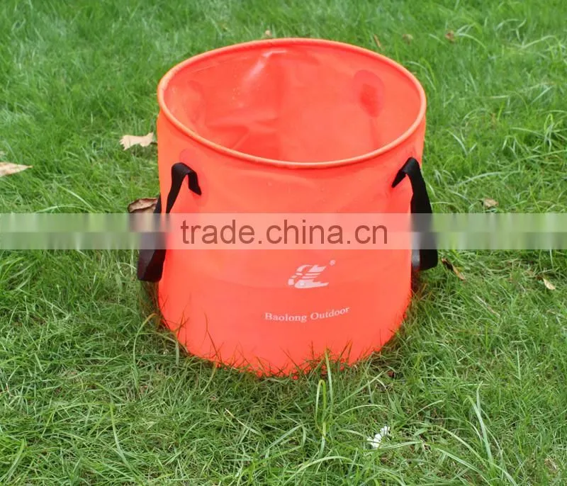 Camping Folding PVC Water Bucket/Carrier