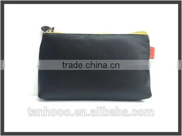 Beautiful Soft Leather Make Up Bag / Pencil Case