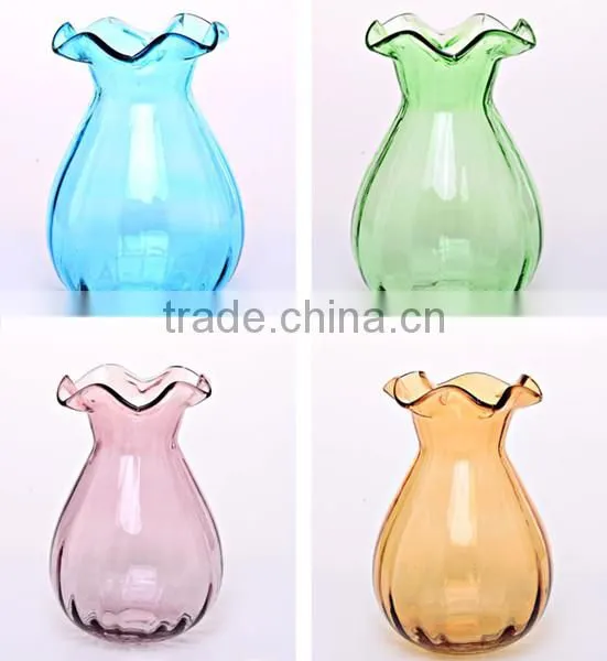 Hot sale glass ball vase clear glass ball vase