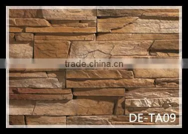cheap and top sales artificial yellow slate for villa wall