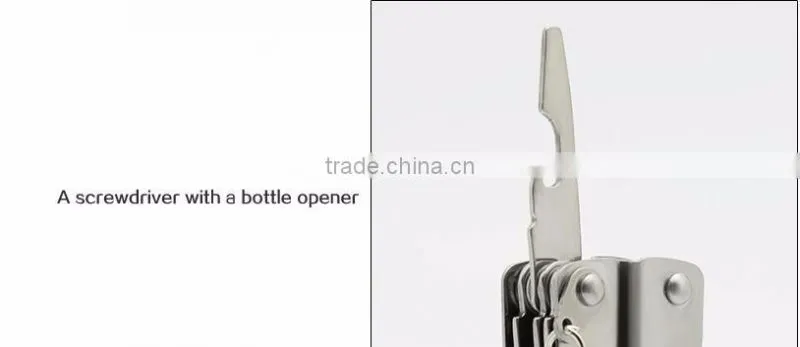 Special gift for men stainless steel LED portable folding mini multi tool pliers