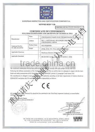 PF Pressure Filter Waste Lube Oil Recovery Equipment
