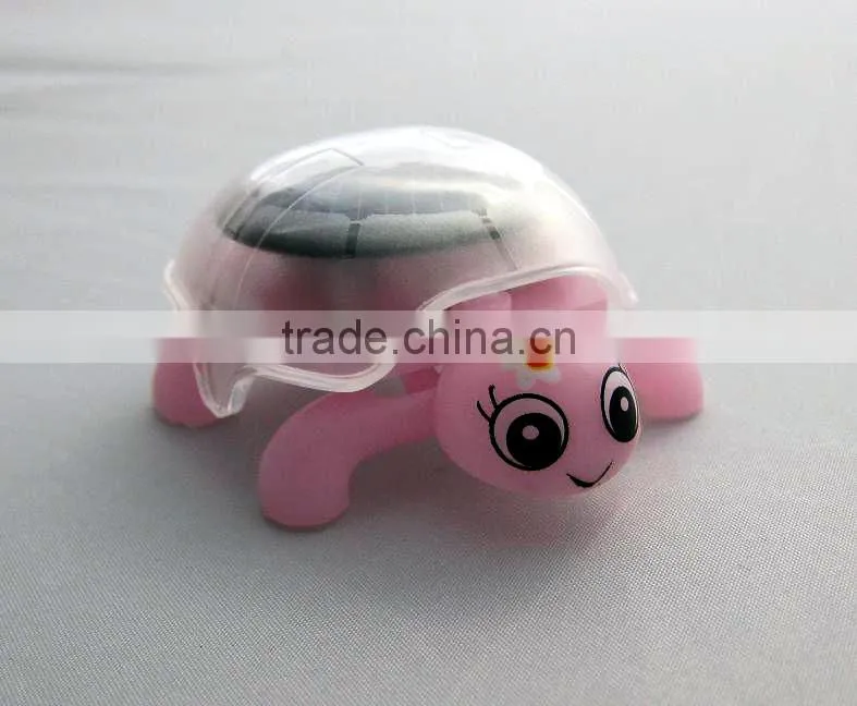 2015 new hot educational toys for children little Solar creepiness animal turtle toys wholesale for importer from ICTI manufactu