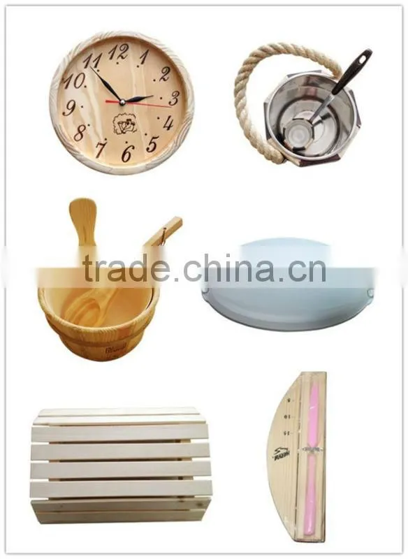 Guangzhuo Fenlin best selling wooden sauna scoop &bucket in sauna accessories