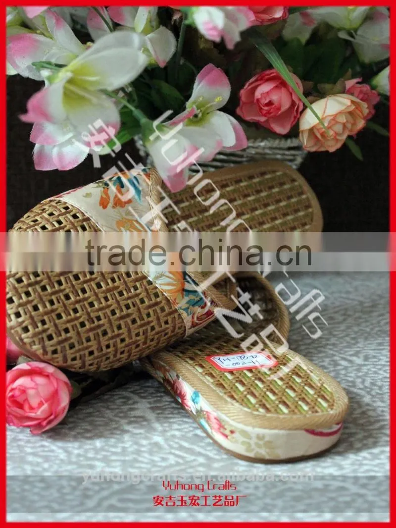2015 cheap bamboo slippers
