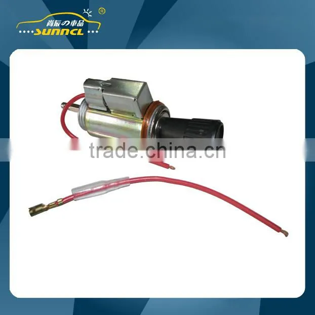2015 Metal Plastic DC 12V Car Cigarette Lighter Plug