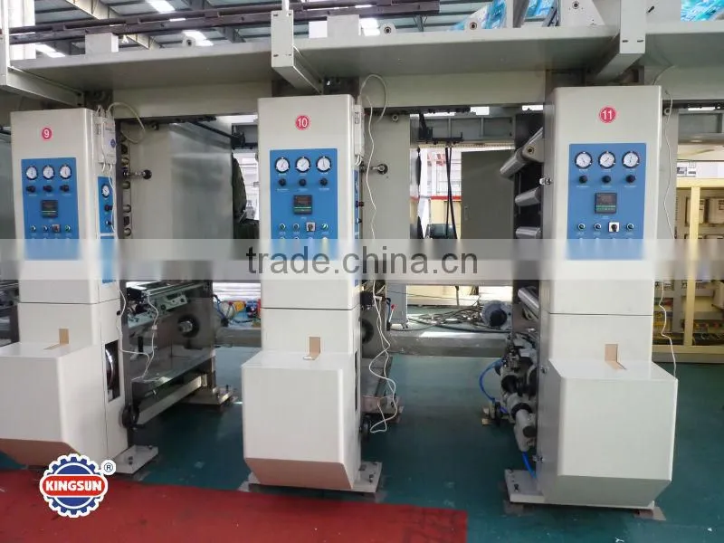 KYJG Series Computer Control High Speed Plastic Film 8 color Rotogravure Printing Machine price