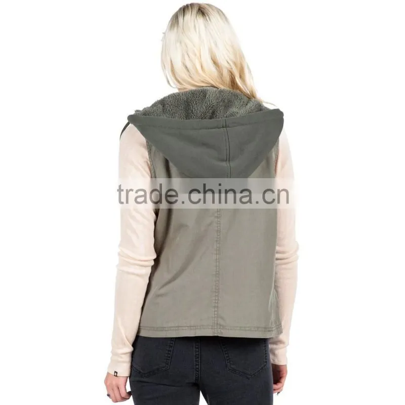 cotton canvas vest