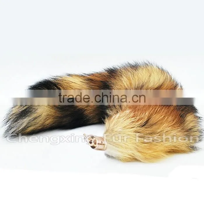 CX-R-44 Fox Fur Hanging Decoration Promotion Key Chain