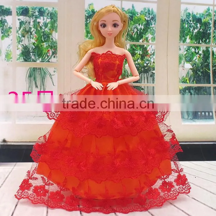 Wholesale 29cm barbie doll dress up games for girls