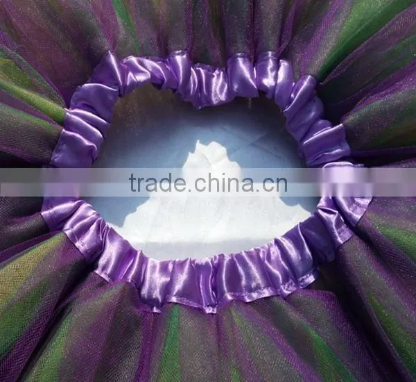 5layer wholesale rainbow fluffy adult tutu skirt