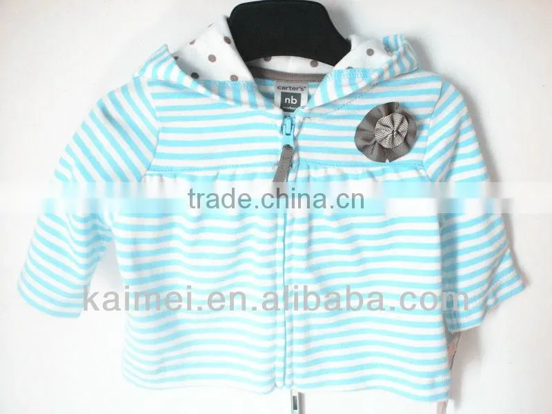 stripe children hoodies