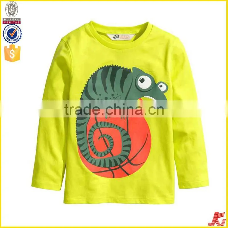 new feeling clothing boys long sleeve t shirt with printing