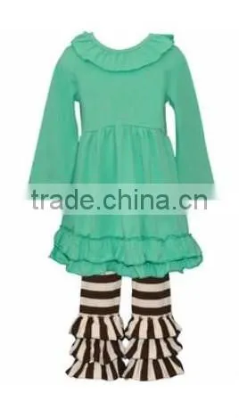 Hot Sale Baby Girls Beautiful Summer Cotton Dress Kids printed Skirt With Ruffles kids refreshing floral dress