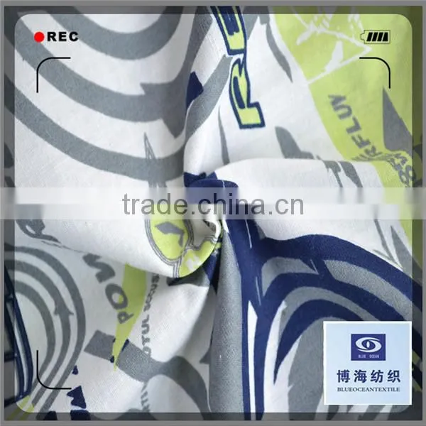 lawn fabric of 100% cotton cambric printed fabric