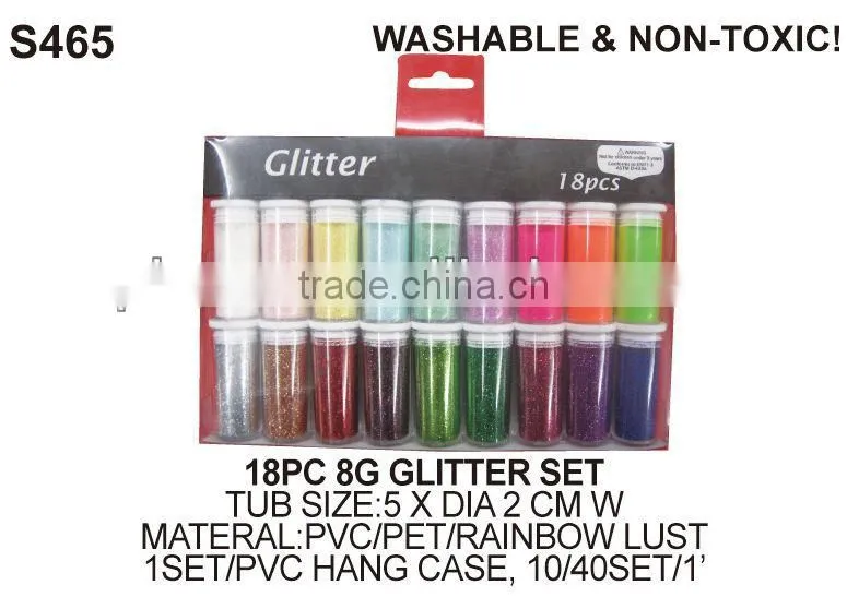 FOR CRAFT (S465) 18PC 8G GLITTER SET