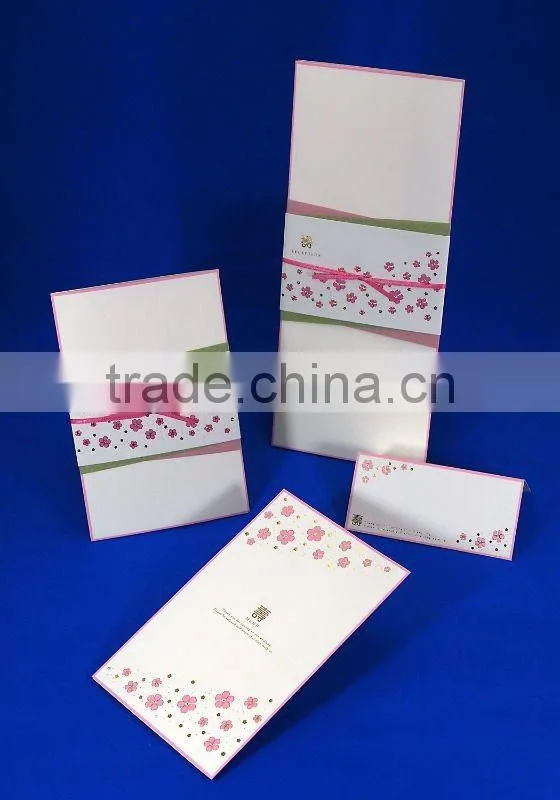 Japan Wedding Invitation Card 'MAI SAKURA' Wholesale