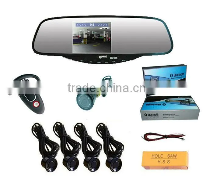 Bluetooth Rearview Mirror Car Bluetooth Handsfree