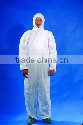 non woven coverall/disposable coverall/working coverall with lowest price