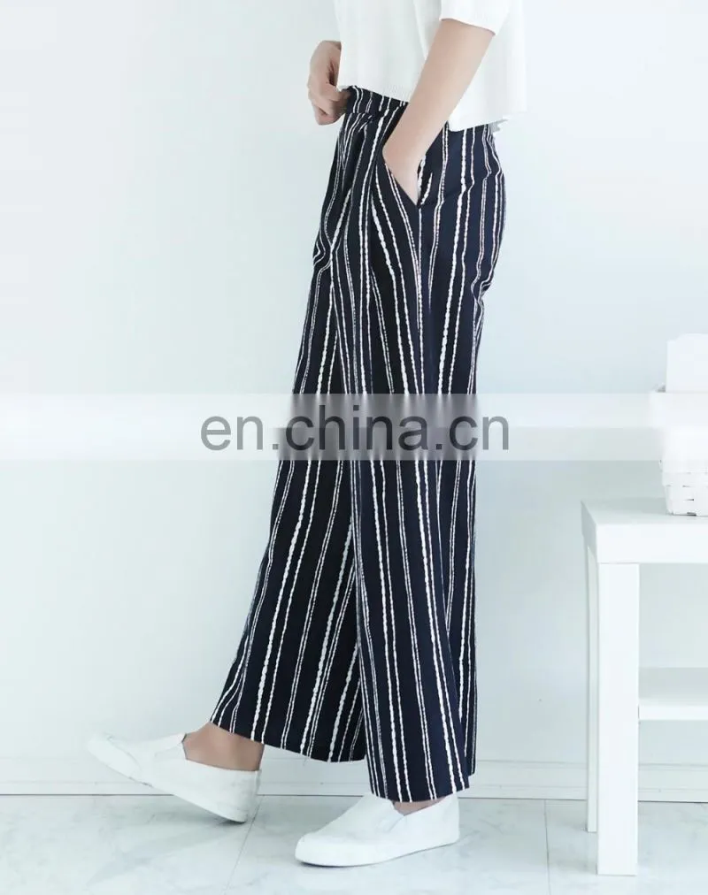 2016 new arrivel lady wide leg pants