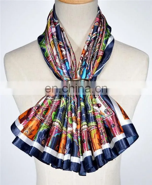 simple design multifunction alloy metal scarf buckle Women Silk Scarf Decorations Brooches Pins Wholesale