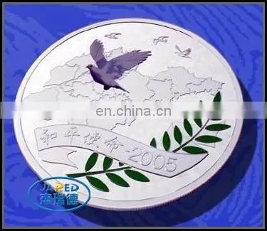Simple Colorful Metal Crafts Coin for Souvenir