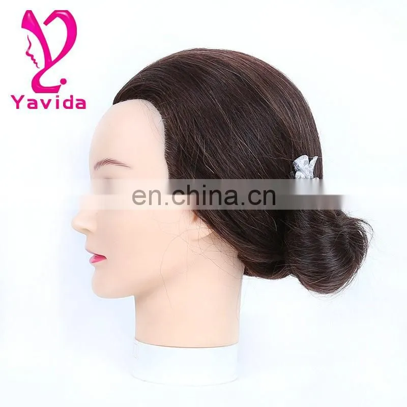 female mannequin head natural hair training mannequins head doll head for training For Hairdresser